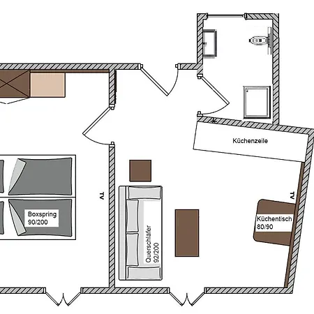 Inselhuus Norderney Appartement Kamer foto
